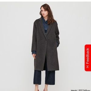Uniqlo double face coat